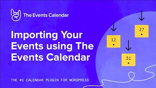 importing your events using the events calendar