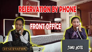 Handling Reservation By Phone⁉️ Front Office Hotel ‼️ SMK Werdhi Sila Kumara