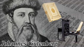 Johannes Gutenberg (1398-1468) German inventor of the BOOK 📖 with his mechanical printing press 📚