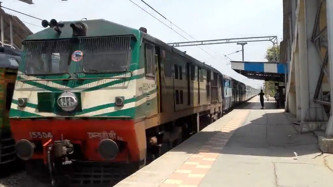 LHB special crossing ICF Train|Election special crossing kerala sampark kranti express