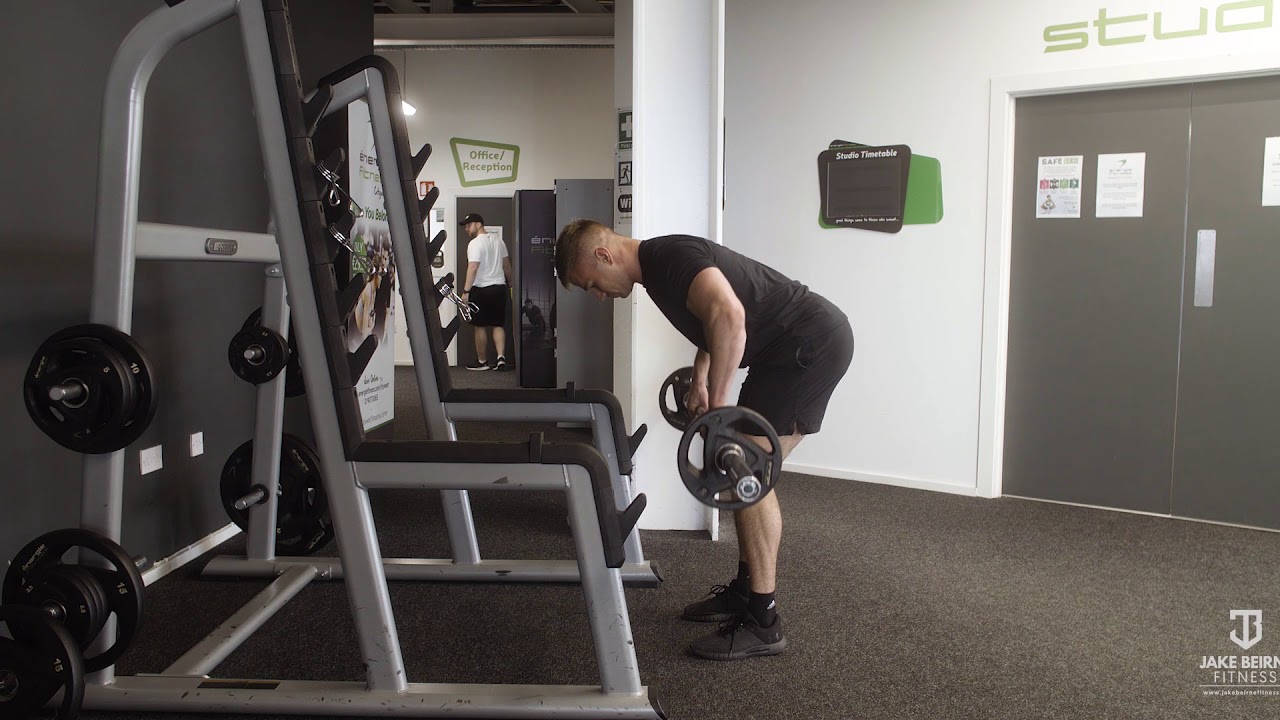 Barbell Bent Over Row (Overhand Grip) YouTube