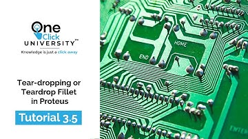 Tutorial 3.5 | PCB Designing | Tear-dropping or Teardrop Fillet in Proteus | PCB Design & Theory