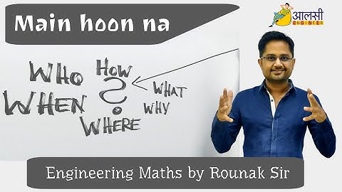 Engineering Mathematics | अब डरने का  नही । Rounak Sir ।