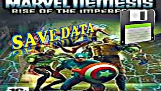 SaveData MARVEL NEMESIS PSP