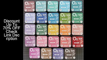 Alinacutle Water-reactive Oxide Ink Pads Stamping Tools For Clear Stamps Scrapbooking Handmade Craft
