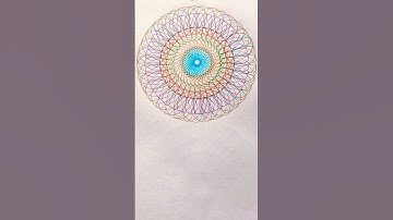 Spirograph Design #oddlysatisfying #spirograph #design #relaxing #satisfying #art #shorts