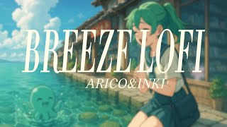 OCEAN BREEZE LOFI 🌊 Chill Beats for Deep Focus & Calm / 1 HOUR / Ocean sounds