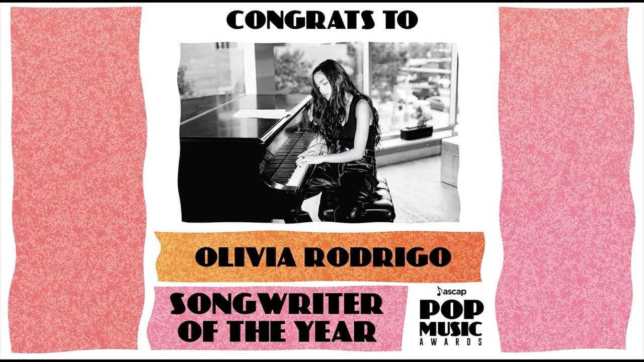 Olivia Rodrigo Receives Congrats on ASCAP Songwriter of the Year Award