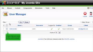 Joomla!: How to Change the Default Admin's Username
