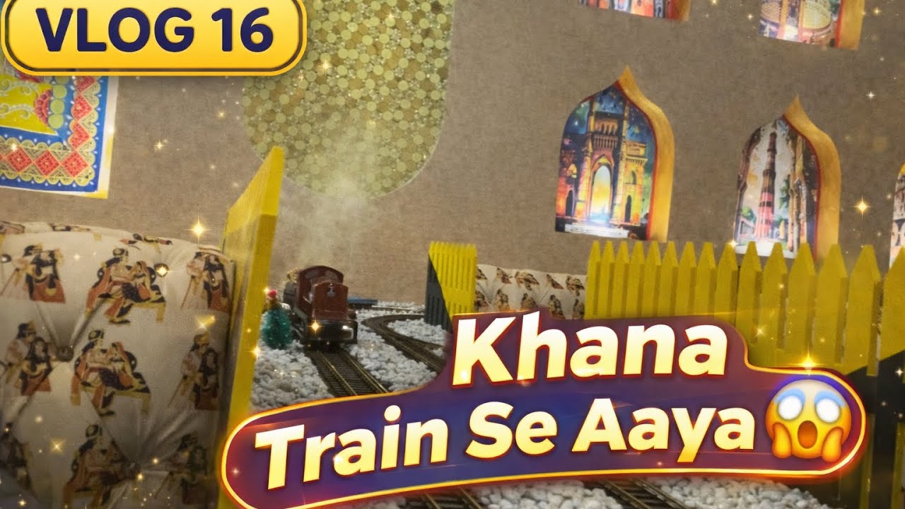 Food Came by Train 🚆🍽️ | Most Unique Restaurant Experience😱