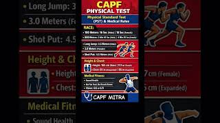 Physcial test in capf Ac exam #capf2026 #upsc #capftoppers #capfexam #physicaltest #viralvideo