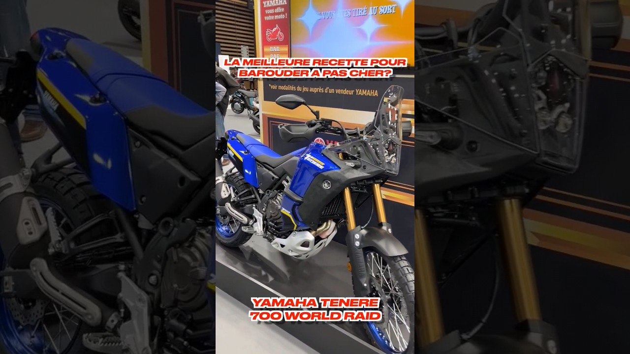 Le tour du proprio de la Ténéré 700 Raid Prototype 2022 au Salon de Milan  #EICMA2021 Yamaha Racing, By Trail Adventure et Voyages à moto