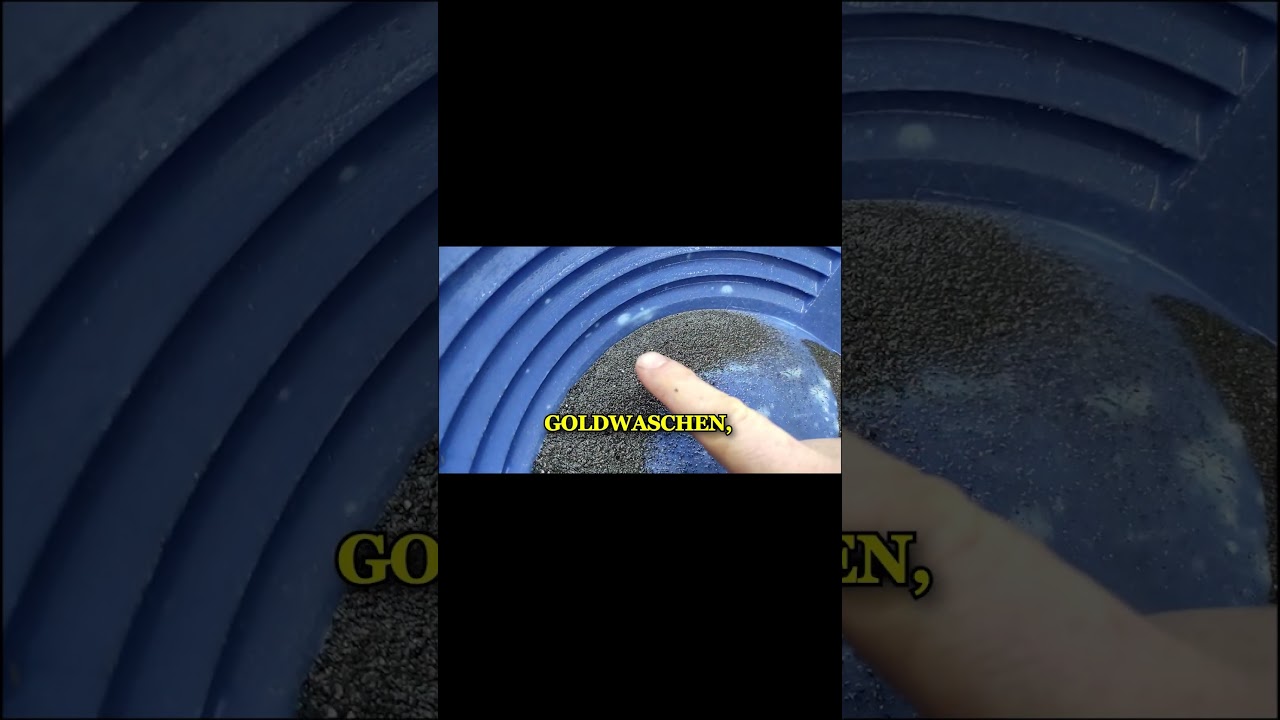 die #physik beim #gopldwaschen ist #einfach #gold  #goldsuche  #abenteuer #deutschland #goldwaschen