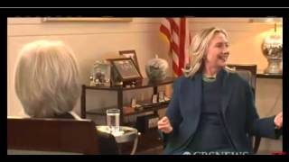 Hillary Clinton laughs about Gadaffi's death