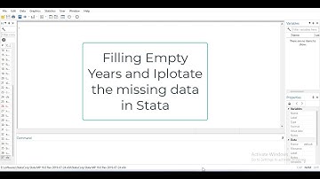 Panel Data Management - Finding Gaps in Years / Time and Interpolate Gaps / Missing Values in Stata