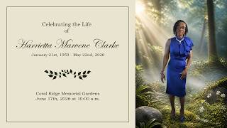 Celebrating The Life of Harrietta Marvene Clarke