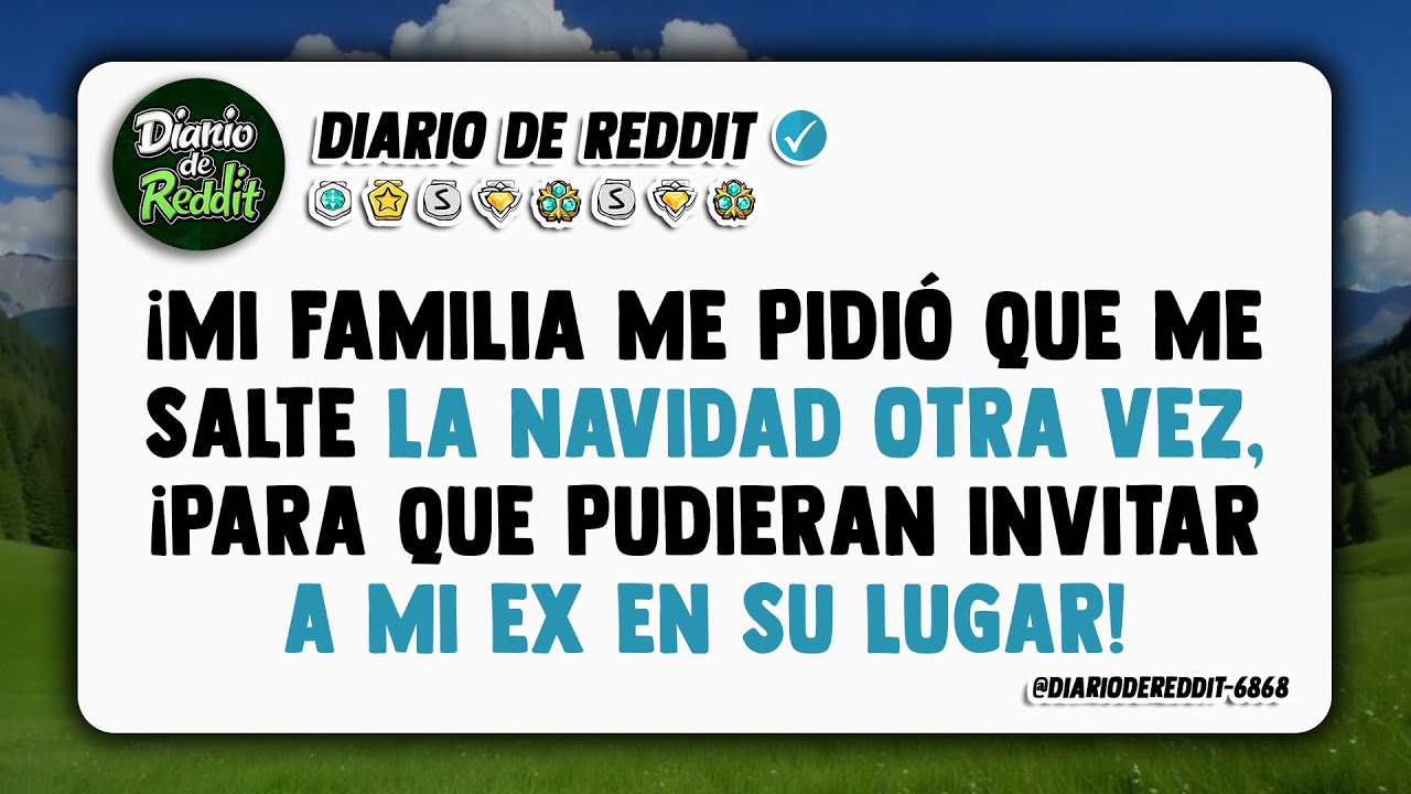 Mi familia me pidió que me saltara la Navidad otra vez para que pudieran invitar a mi ex en su lugar