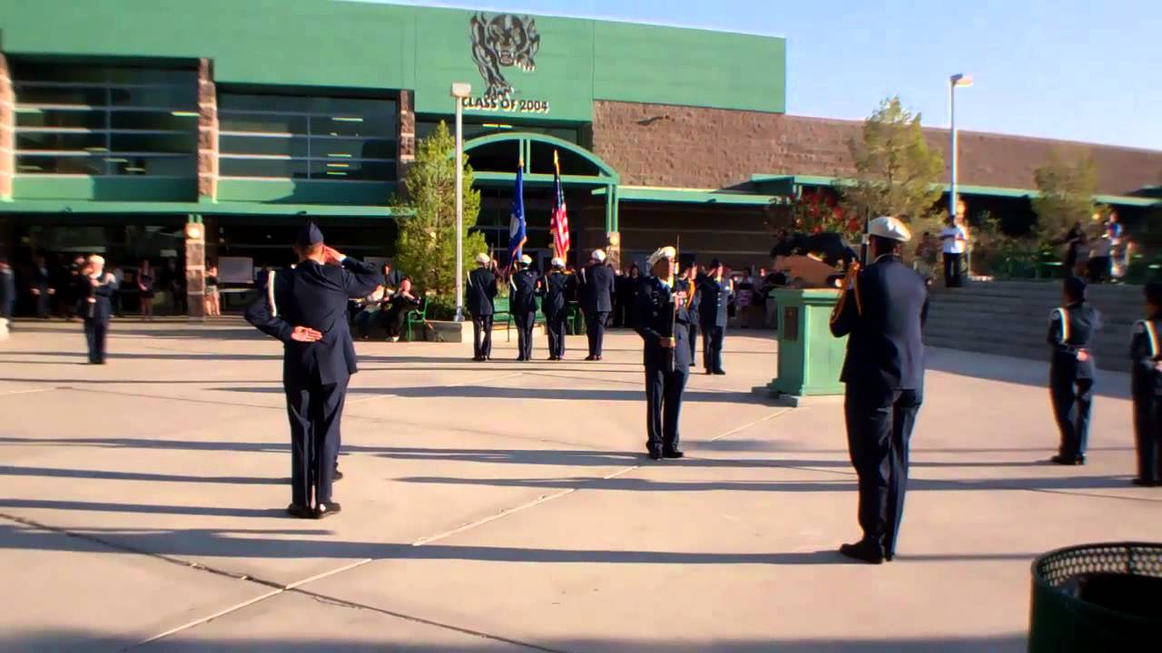 Palo Verde High School Air Force JROTC armed and unarmed drill teams