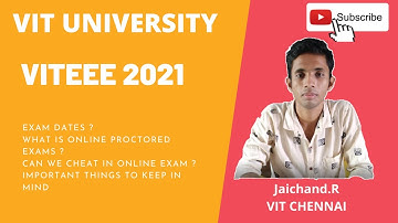 VITEEE 2021 | Online Remote Proctored Exam(ORPE) | Important guidelines and Instructions | Official
