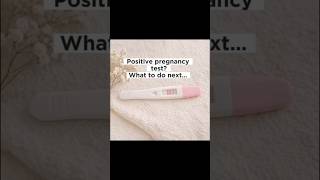 Positive pregnancy test? What to do next …. 👶 #pregnancy #pregnant #uk#pregnancytips #nhspregnancy