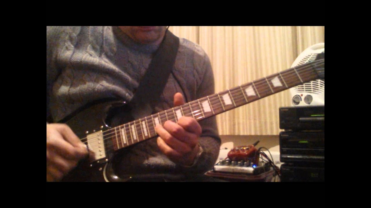 AC/DC Down Payment Blues Guitar Solo Cover YouTube
