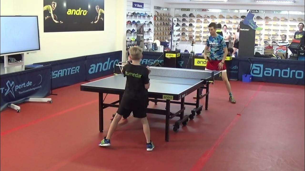 Adam Bobrow vs drumeda 20220727 Fun Table Tennis Exhibition TT Xpert