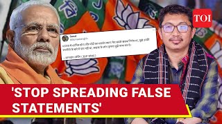 Fact Check: BJP's Ladakh MP Didn't Criticise Modi Govt; Cracks Down False Post| Watch