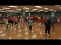 Senior silver sneaker class of 65-92 yr olds dance to JT's Can't Stop the Feeling!