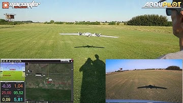 "Ardupilot Quadplane" - Recover a forced plane stall (flat-spin) with the copter