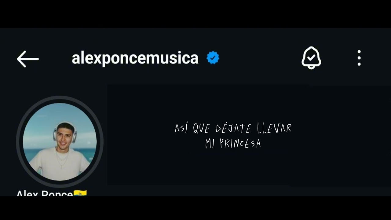 ¿Que Pasaría? | Alex Ponce (letra) - YouTube