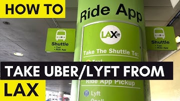 How to Take Uber and Lyft from LAX | LAXit Shuttle to Rideshare Lot | Disneyland