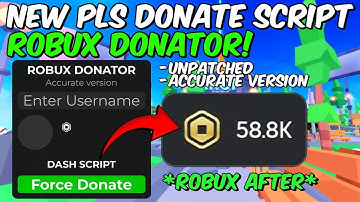 New Pls donate script Robux Donator 💸📜 Easy Robux | Pastebin Link | Latest Working Not Patched 🔥💫