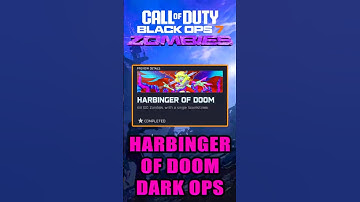 The FASTEST "Harbinger of Doom" Dark Ops Guide