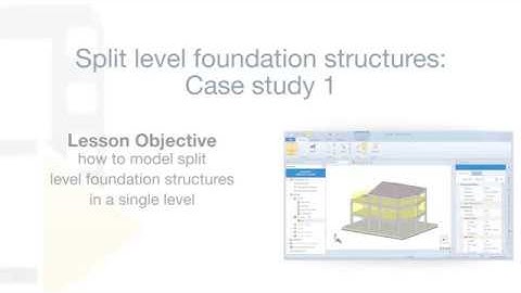 EdiLus Tutorial - Split level foundations: Case 1 - ACCA software