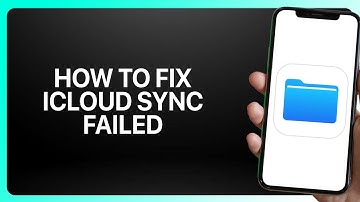 How To Fix “iCloud Sync Failed” In iPhone Files App 2025! Tutorial