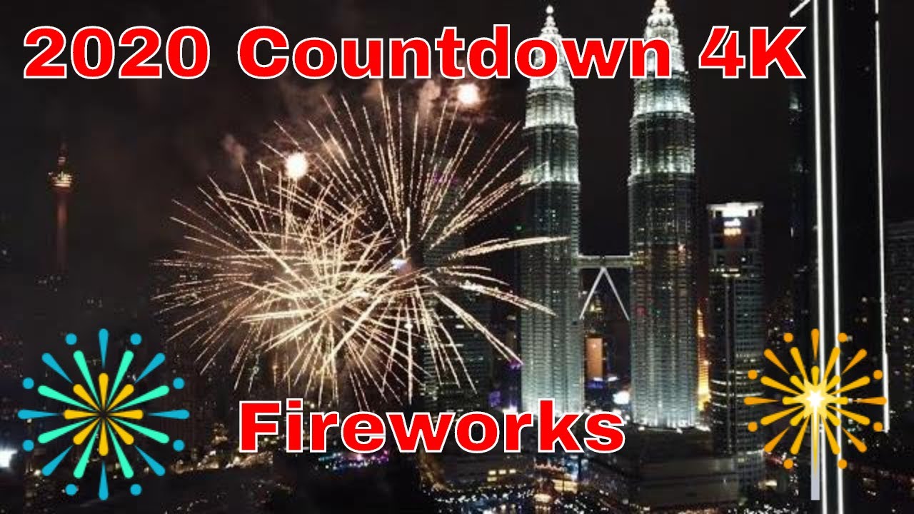 Kuala Lumpur Malaysia 4K Ultra HD Fireworks Countdown 2020 @ #KUALALUMPUR #MALAYSIA #VISITMALAYSIA