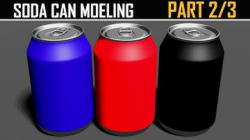 Blender 2.81 Soda Can Modeling Part 2/3