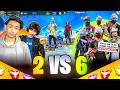 2 VS 6 RANDOM CHALLENGE ON A YOUTUBER || THE STAR