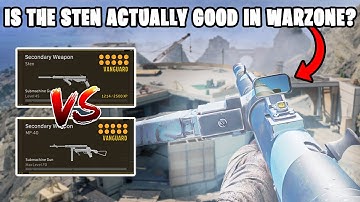 is the STEN ACTUALLY GOOD in WARZONE??? (Sten vs MP-40 Warzone Comparison)