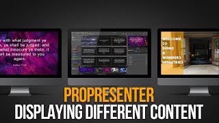 How To Display Different Content on Screens in ProPresenter