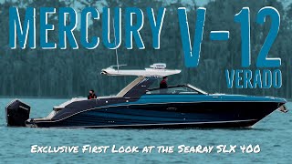 Twin V12 Mercury Verados on Sea Ray SLX 400