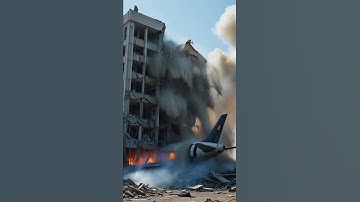 A plane crashes into a building — walls collapse, debris flies, and it all looks terrifyingly real