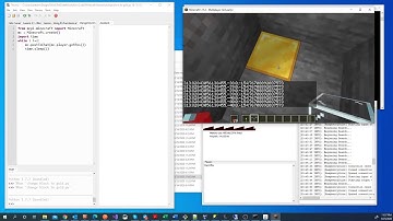Minecraft Gold Mining with Python