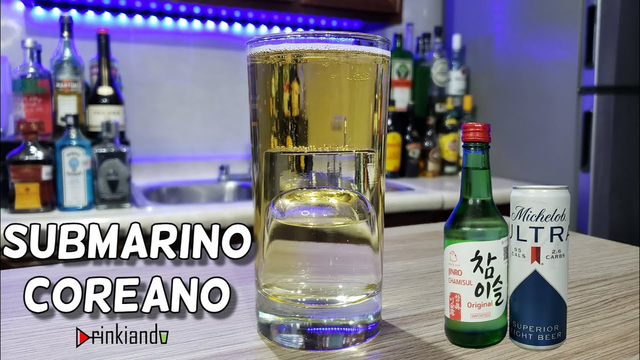 ¿Cómo Preparar El Submarino Coreano?  | Técnica Del Shot Invertido | #Soju