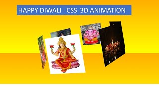 CSS 3D Animation  3D rotation with CSS  Celebrate Diwali with code  CSS  3D rotation with HTML & CSS
