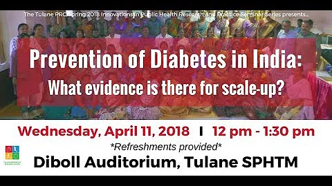 Prevention of Diabetes: What evidence is there for scale-up?