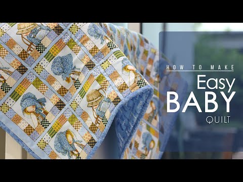 วิธีเย็บผ้านวม Baby Quilt | How to make Easy Baby Quilt