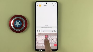 How to Press and Hold the keys on the keyboard to access the hint symbols Redmi Note 11 Android 12