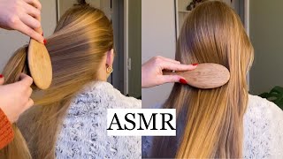 ASMR | SHE KEPT FALLING ASLEEP 💤 Slow Hair Play & Hair Brushing For Deep Relaxation (no talking)