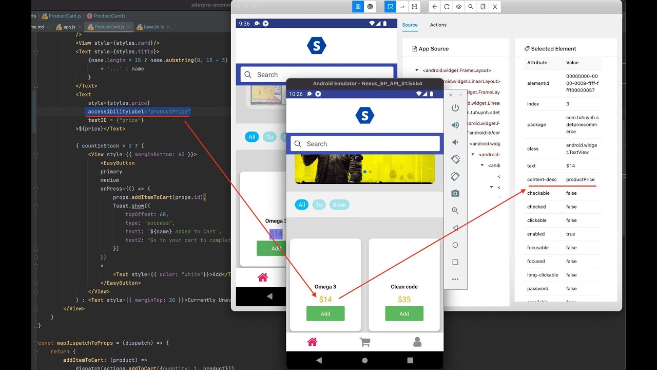 [Vietnamese] Appium | React Native | How to add Accessibility ID for ...